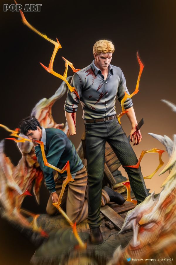 【Pre-order】Attack on Titan: Character Series 003 - "I Armor, He Super": Reiner &amp; Bertholdt Statue