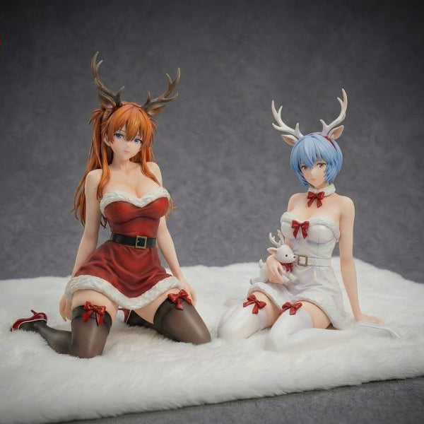 【Pre-order】Neon Genesis Evangelion – Christmas Special Edition Asuka Langley Soryu &amp; Rei Ayanami 1/6 Scale Collectible Statue