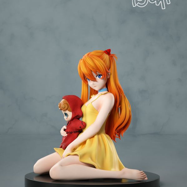 【Pre-order】Neon Genesis Evangelion – Sitting Pose Hand Puppet Asuka Langley Soryu 1/6 Scale Collectible