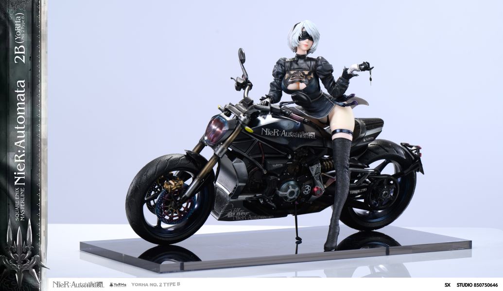【Pre-order】NieR: Automata – Motorcycle 2B 1/6 Scale Limited Edition Collectible Statue
