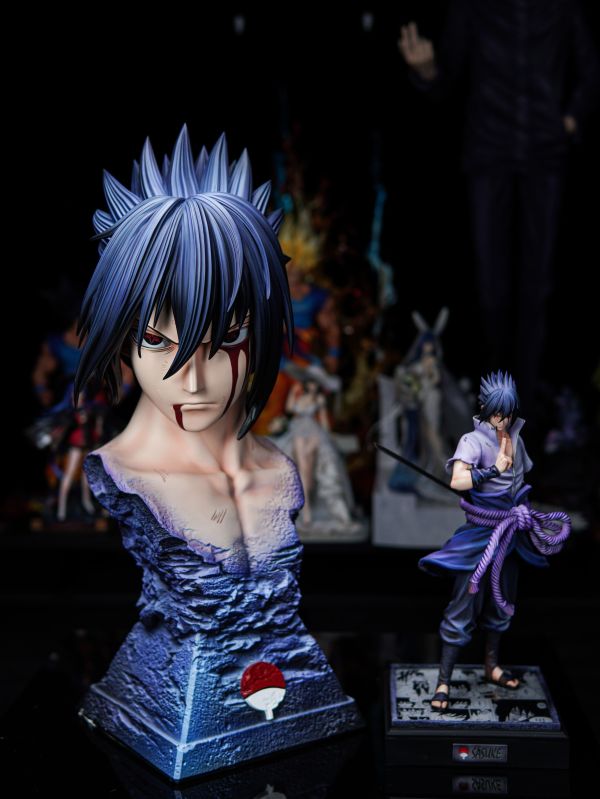 【Pre-order】Naruto 1/1 Sasuke Bust - Two Versions