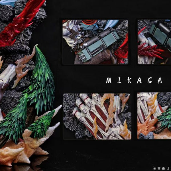【Pre-order】Attack on Titan: Slashing Mikasa Ackerman Statue