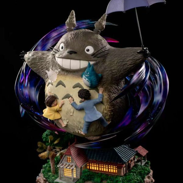 【Pre-order】Silhouette Moment Series – Totoro’s Night Invitation | Limited Edition Narrative Diorama Sculpture