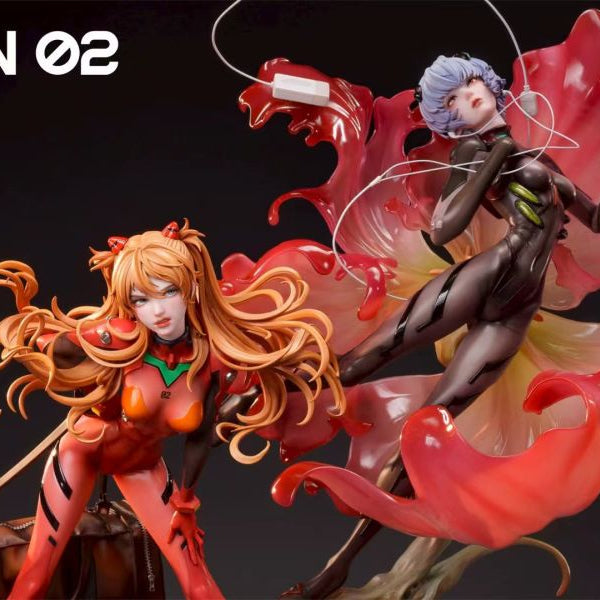 【Pre-order】Neon Genesis Evangelion – Asuka Langley Soryu &amp; Rei Ayanami 1/6 Scale Collectible Statue