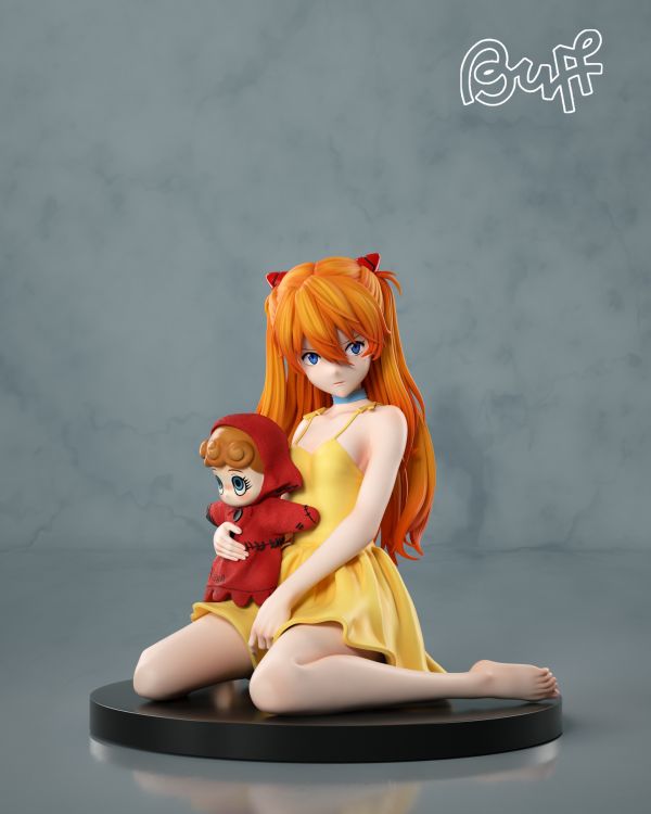 【Pre-order】Neon Genesis Evangelion – Sitting Pose Hand Puppet Asuka Langley Soryu 1/6 Scale Collectible