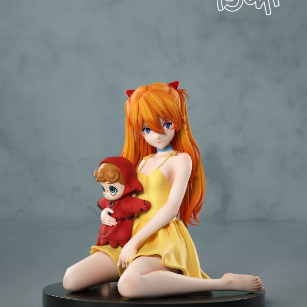 【Pre-order】Neon Genesis Evangelion – Sitting Pose Hand Puppet Asuka Langley Soryu 1/6 Scale Collectible