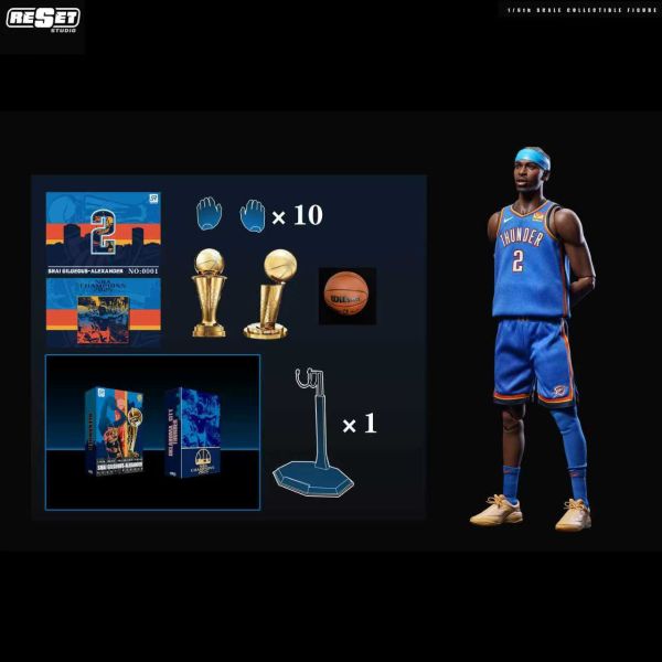 【Pre-order】NBA | Thunder Championship SGA Collectible Action Figure Set