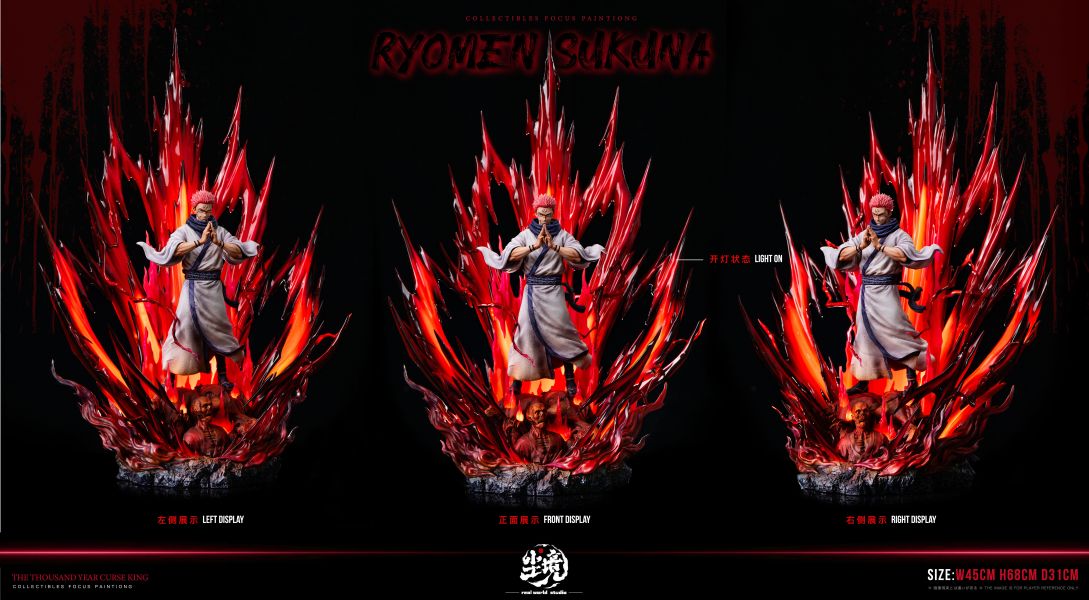 【Pre-order】Jujutsu Kaisen – SS Collector Series Ryomen Sukuna “Evil Smile” Premium Statue (1/6 Scale)  Dual Version Edition