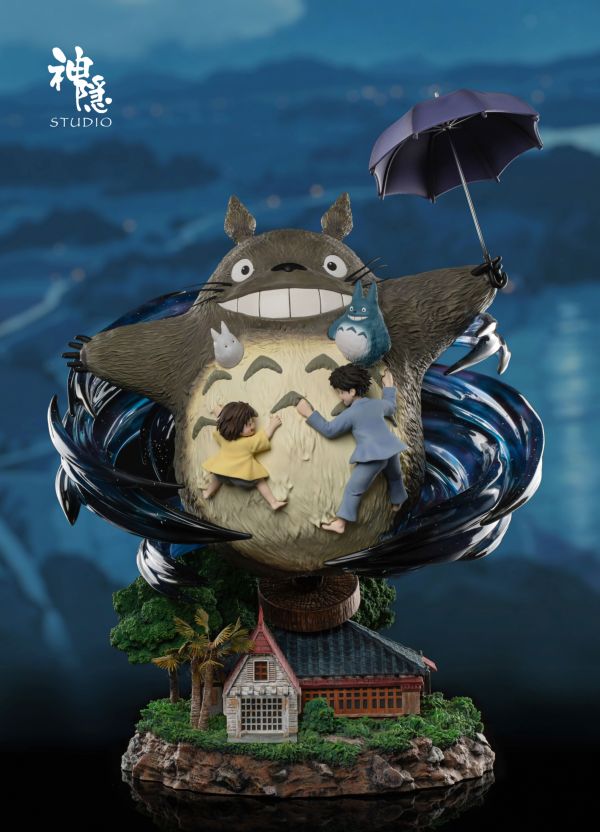 【Pre-order】Silhouette Moment Series – Totoro’s Night Invitation | Limited Edition Narrative Diorama Sculpture
