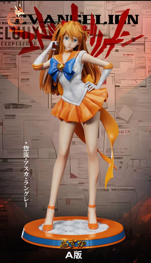 【Pre-order】Neon Genesis Evangelion + Sailor Moon Cosplay Series 1st Edition – Asuka Langley Soryu as Sailor Venus 1/6 Scale Collectible