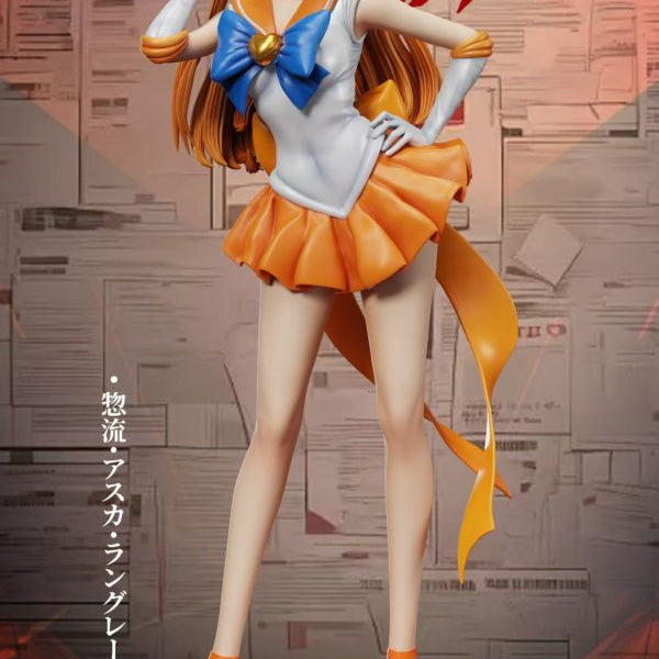 【Pre-order】Neon Genesis Evangelion + Sailor Moon Cosplay Series 1st Edition – Asuka Langley Soryu as Sailor Venus 1/6 Scale Collectible