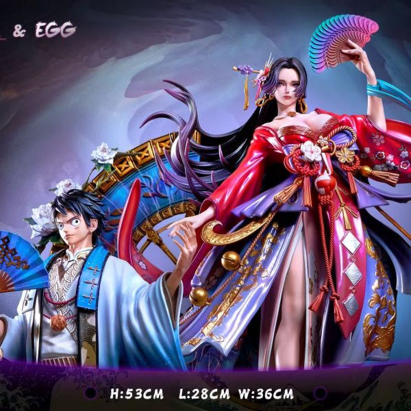 【Pre-order】One Piece Luffy &amp; Boa Hancock Limited Edition Statue