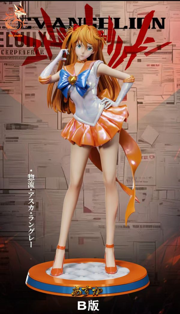 【Pre-order】Neon Genesis Evangelion + Sailor Moon Cosplay Series 1st Edition – Asuka Langley Soryu as Sailor Venus 1/6 Scale Collectible