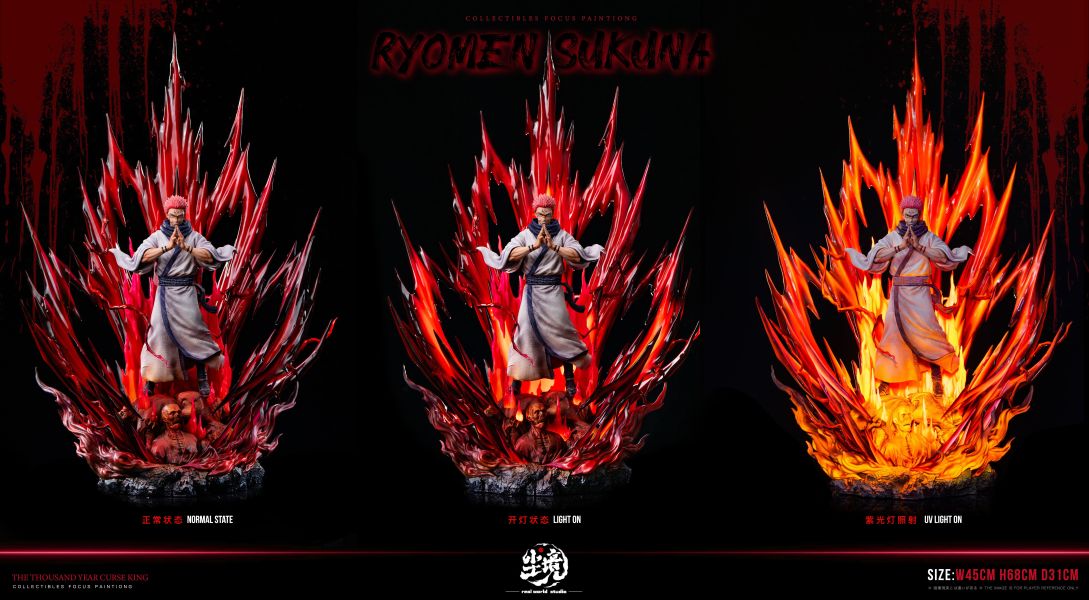 【Pre-order】Jujutsu Kaisen – SS Collector Series Ryomen Sukuna “Evil Smile” Premium Statue (1/6 Scale)  Dual Version Edition