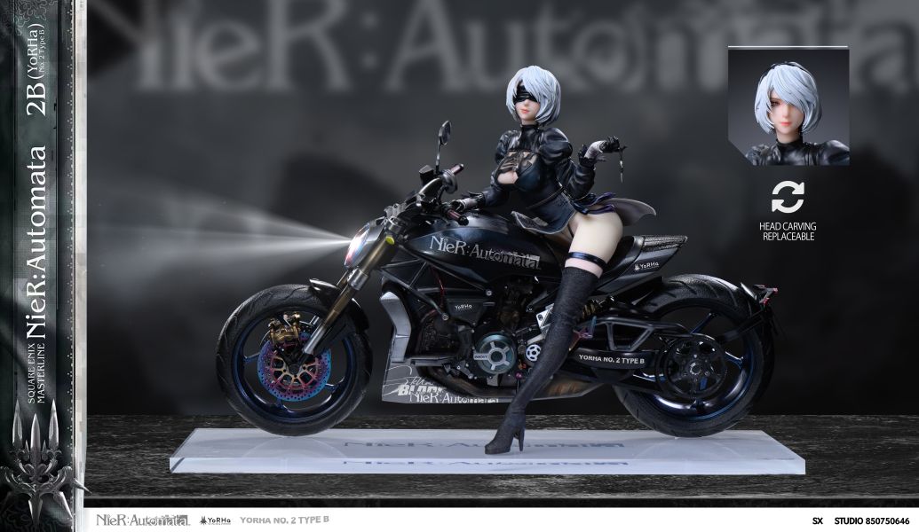 【Pre-order】NieR: Automata – Motorcycle 2B 1/6 Scale Limited Edition Collectible Statue