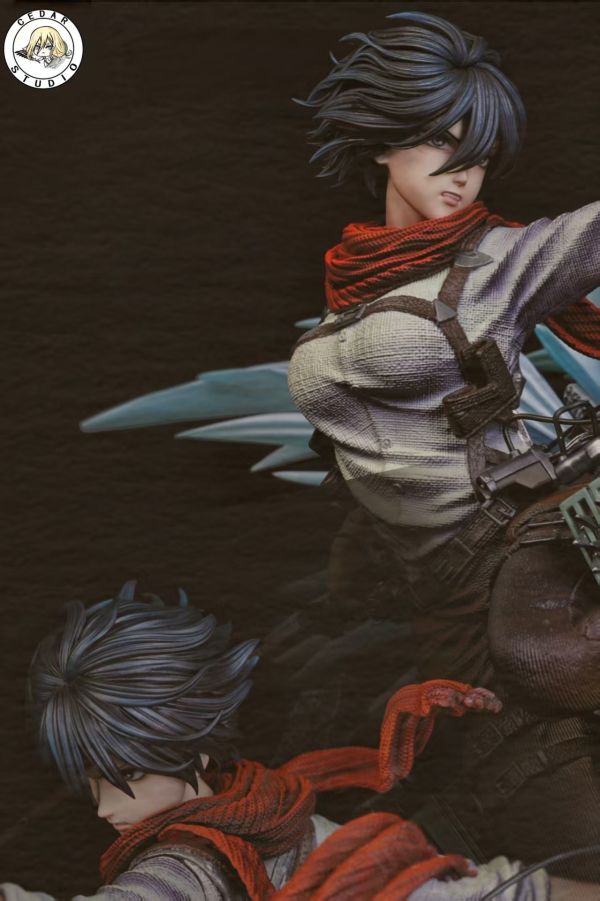 【Pre-order】Attack on Titan: Slashing Mikasa Ackerman Statue