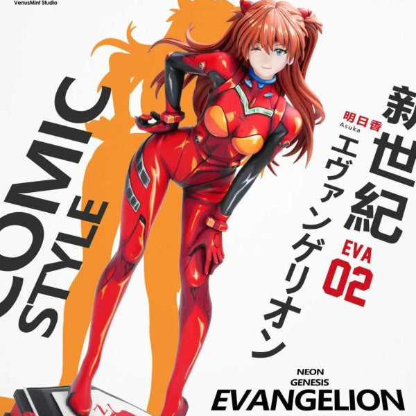 【Pre-order】Neon Genesis Evangelion – 2D Paint Series First Wave: Asuka Langley Soryu 1/4 Scale Collectible Statue