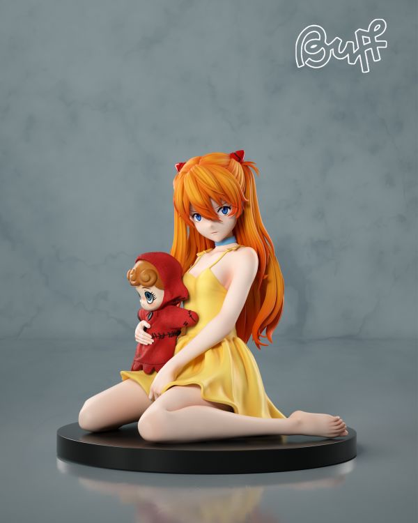【Pre-order】Neon Genesis Evangelion – Sitting Pose Hand Puppet Asuka Langley Soryu 1/6 Scale Collectible