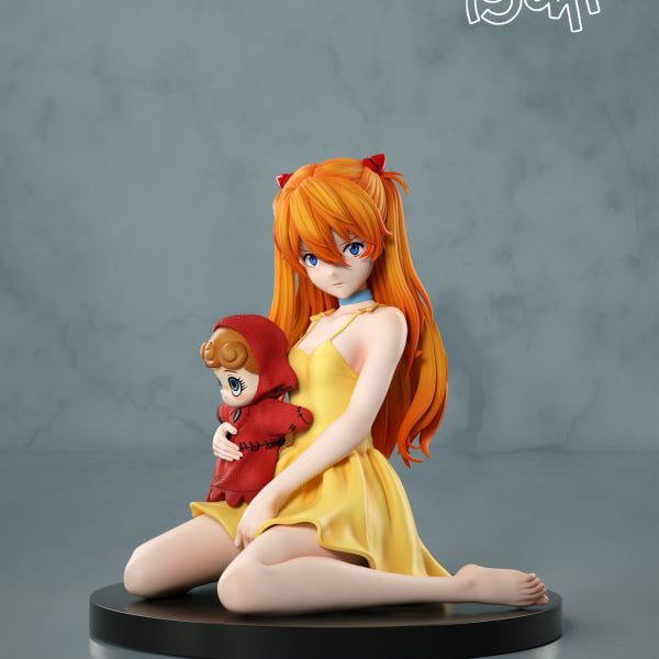 【Pre-order】Neon Genesis Evangelion – Sitting Pose Hand Puppet Asuka Langley Soryu 1/6 Scale Collectible