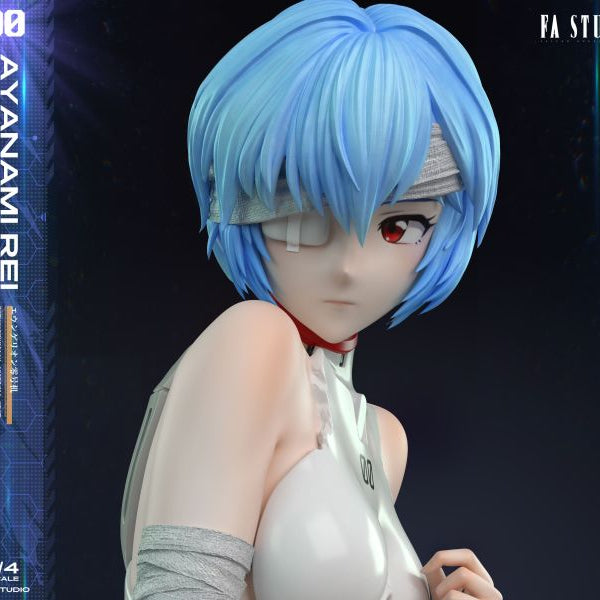 【Pre-order】Neon Genesis Evangelion Collaboration Series – Rei Ayanami &amp; Eva Unit-00 1/4 Scale Collectible Statue