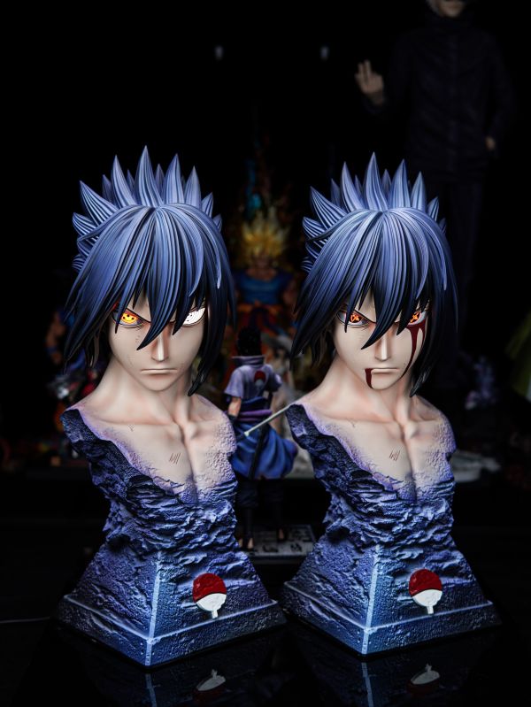 【Pre-order】Naruto 1/1 Sasuke Bust - Two Versions