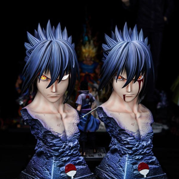 【Pre-order】Naruto 1/1 Sasuke Bust - Two Versions