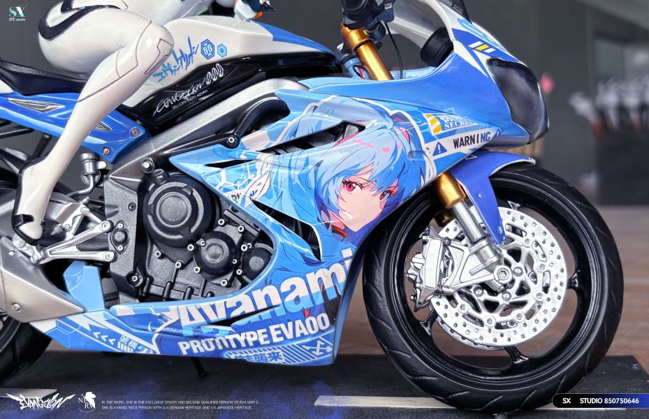 【Pre-order】Neon Genesis Evangelion – Resonance Series 2nd Wave: Motorcycle Girl – Rei Ayanami 1/6 Scale Collectible Statue