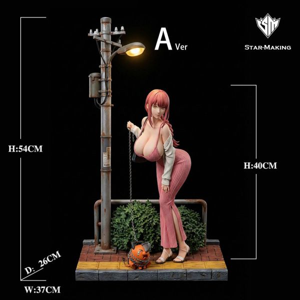 【Pre-order】Chainsaw Man – Makima Dual Version Lighted Statue
