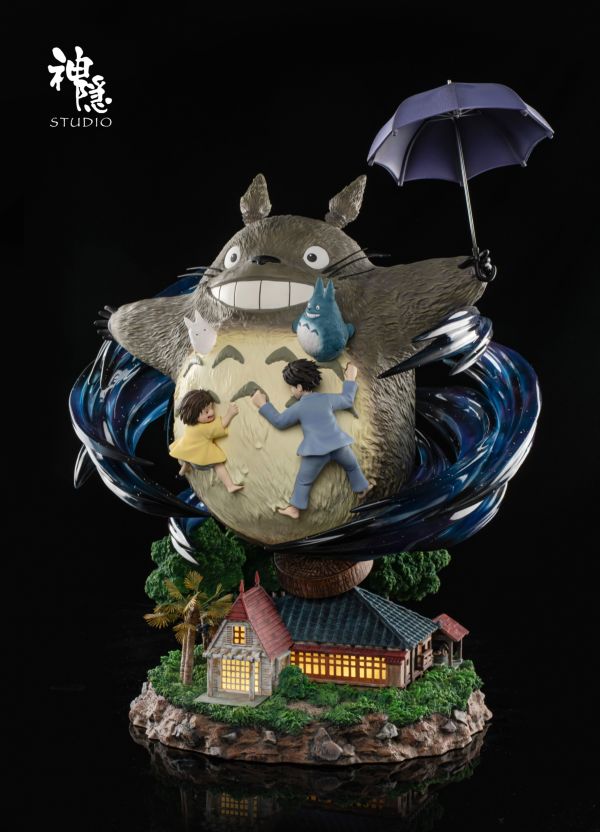 【Pre-order】Silhouette Moment Series – Totoro’s Night Invitation | Limited Edition Narrative Diorama Sculpture