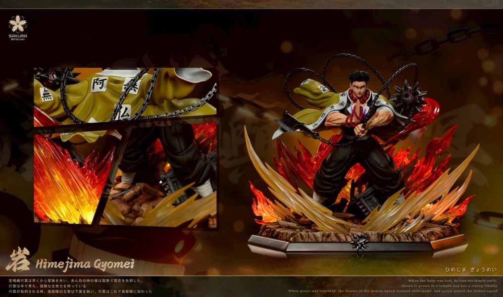 【Pre-order】Demon Slayer – Himejima Gyomei, Stone Hashira 1/8 Scale Collectible Statue with Light-up Base