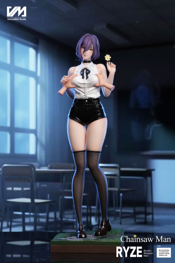 【Pre-order】Chainsaw Man – Makima & Reze Dual Character Statue (1/4 Scale)