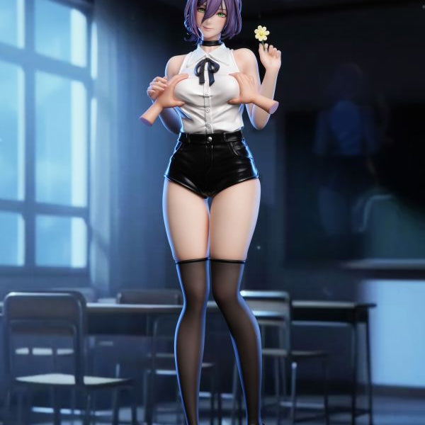 【Pre-order】Chainsaw Man – Makima & Reze Dual Character Statue (1/4 Scale)