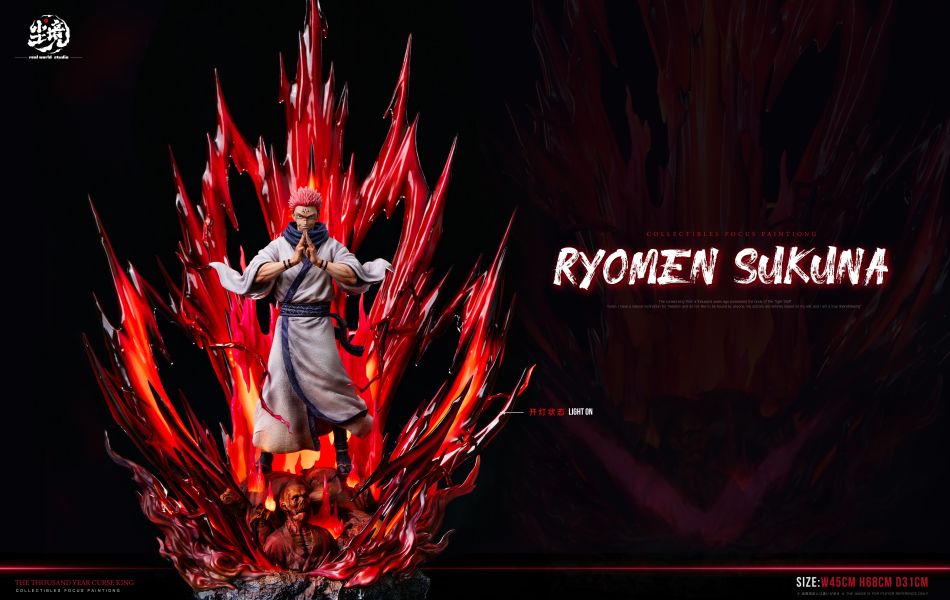 【Pre-order】Jujutsu Kaisen – SS Collector Series Ryomen Sukuna “Evil Smile” Premium Statue (1/6 Scale)  Dual Version Edition