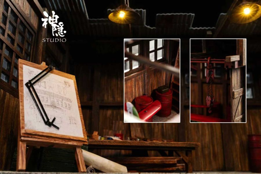 【Pre-order】Studio Ghibli Silhouette Moment Series – Porco Rosso Ace Pilot “Porco” | Limited Edition Diorama Sculpture