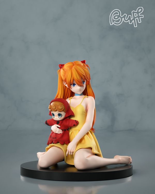 【Pre-order】Neon Genesis Evangelion – Sitting Pose Hand Puppet Asuka Langley Soryu 1/6 Scale Collectible