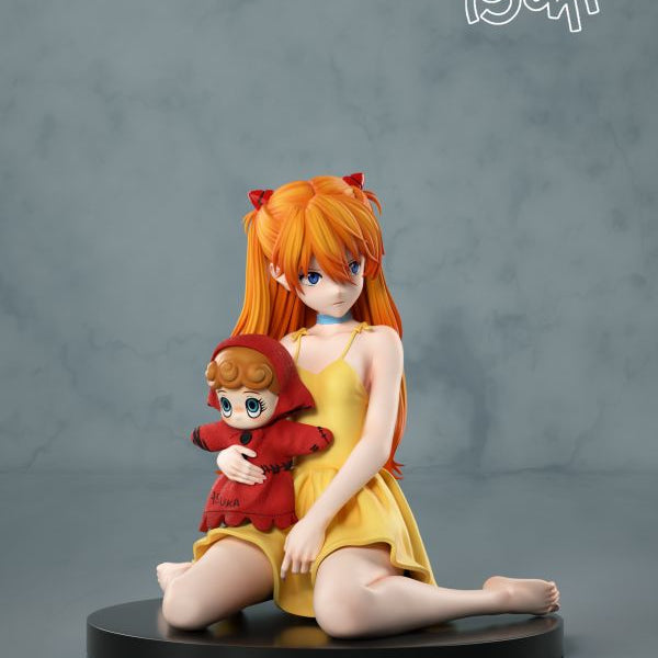 【Pre-order】Neon Genesis Evangelion – Sitting Pose Hand Puppet Asuka Langley Soryu 1/6 Scale Collectible