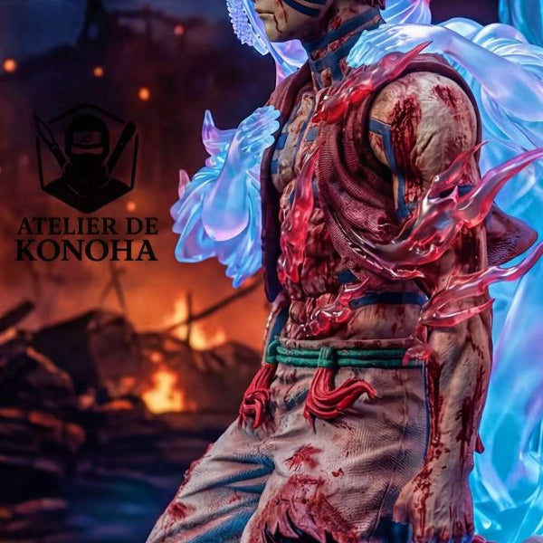 【Pre-order】Demon Slayer – Light Sculpture Series: Akaza &amp; Koi Snow 1/4 Scale Collectible Statue