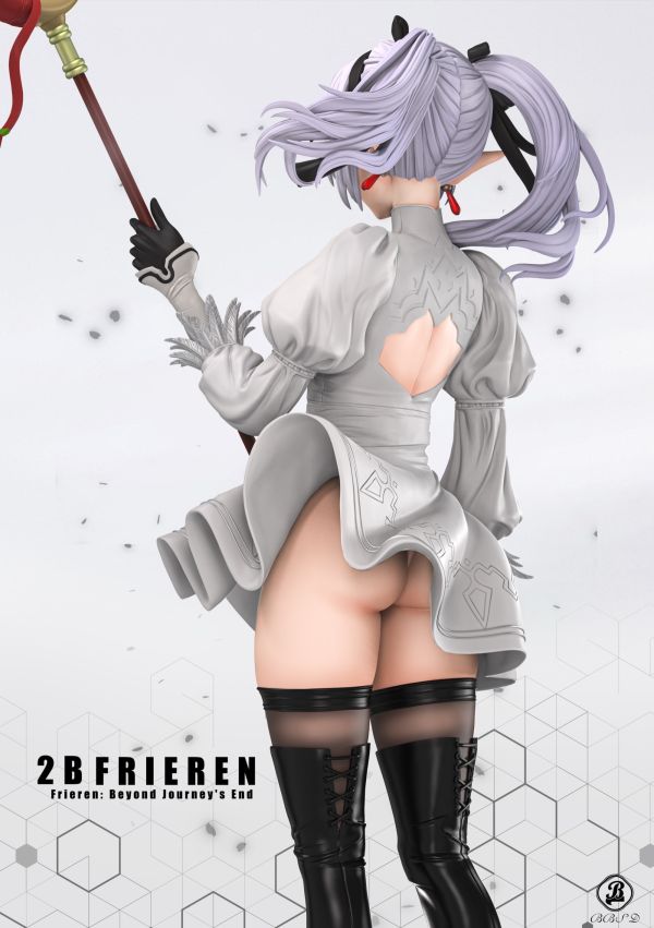 【Pre-order】Frieren: Beyond Journey’s End × NieR: Automata Fusion Concept Statue — “2B Frieren” 1/6 Scale Collectible Sculpture