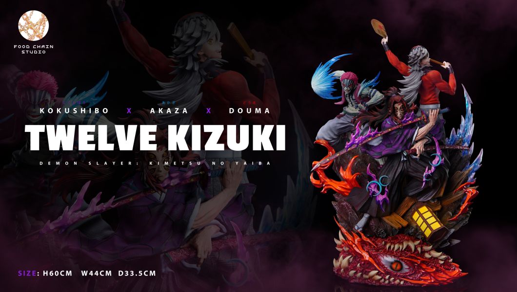 【Pre-order】Demon Slayer – Infinity Castle Upper Rank Trio Collectible Statues