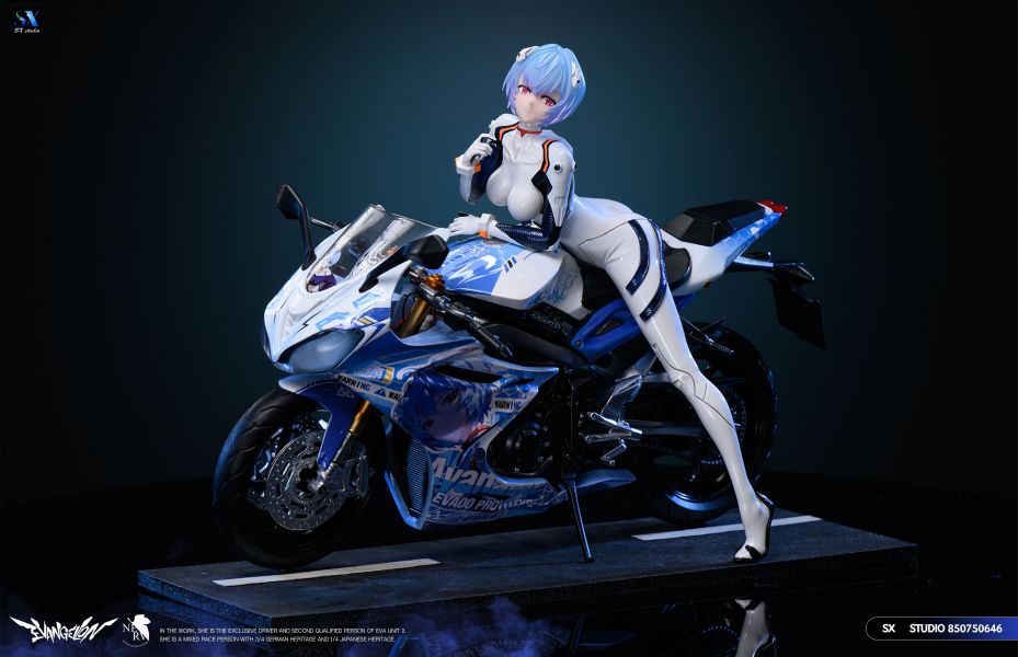 【Pre-order】Neon Genesis Evangelion – Resonance Series 2nd Wave: Motorcycle Girl – Rei Ayanami 1/6 Scale Collectible Statue