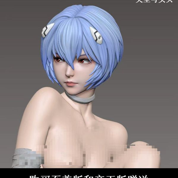 【Pre-order】Neon Genesis Evangelion Collaboration Series – Rei Ayanami &amp; Eva Unit-00 1/4 Scale Collectible Statue