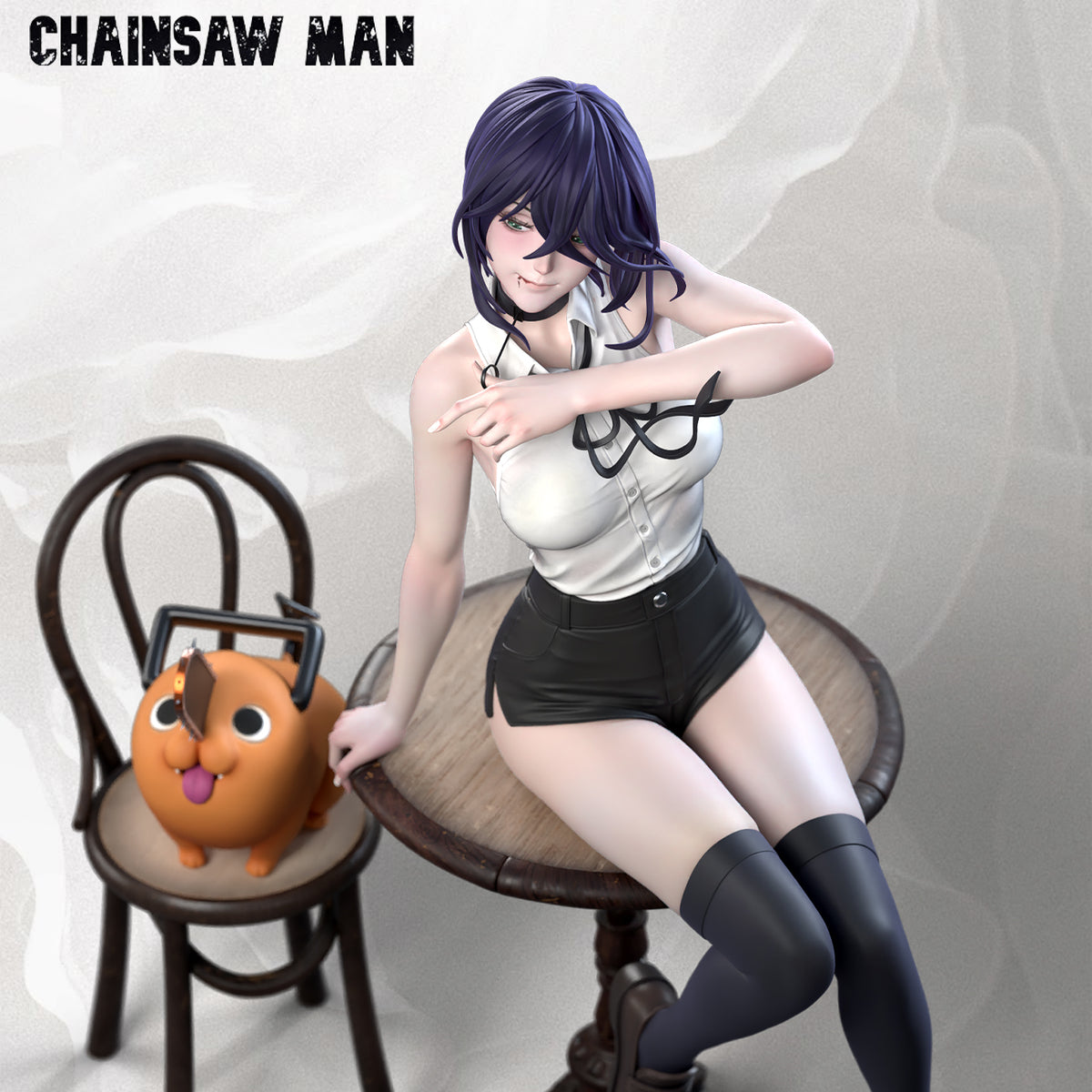 【Pre-order】Chainsaw Man – Artist Museum Series Reze (Dual Version Edition) 1/4 Scale Limited Collectible Statue
