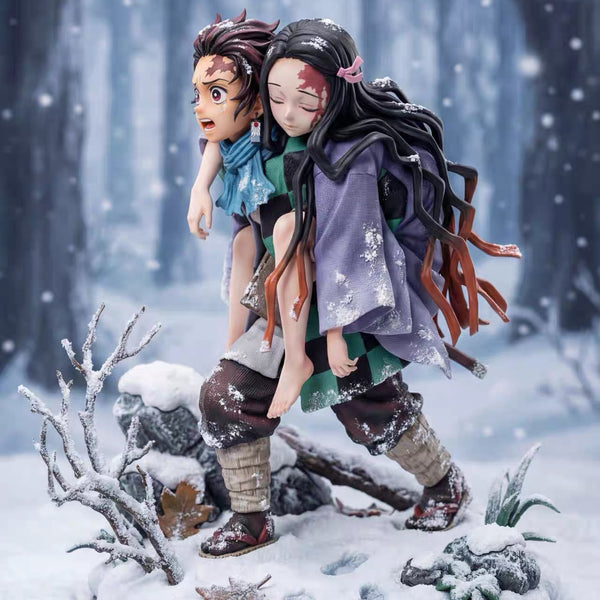 【Pre-order】Demon Slayer – Tanjiro & Nezuko Sibling Bond 1/6 Scale Collectible Statue