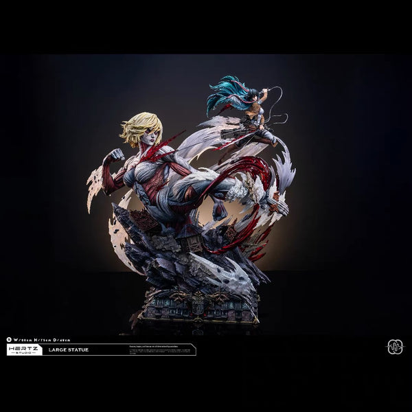 【Pre-order】Attack on Titan: The Battle of Fate - Mikasa vs. Female Titan Statue