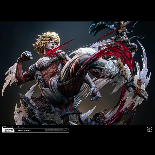 【Pre-order】Attack on Titan: The Battle of Fate - Mikasa vs. Female Titan Statue