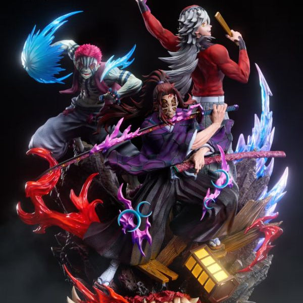 【Pre-order】Demon Slayer – Infinity Castle Upper Rank Trio Collectible Statues