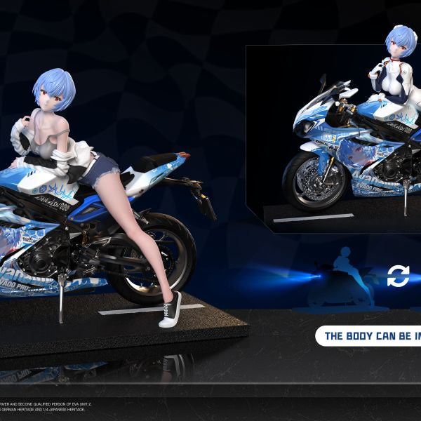 【Pre-order】Neon Genesis Evangelion – Resonance Series 2nd Wave: Motorcycle Girl – Rei Ayanami 1/6 Scale Collectible Statue
