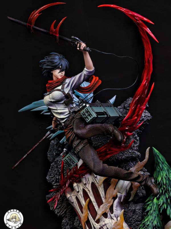 【Pre-order】Attack on Titan: Slashing Mikasa Ackerman Statue