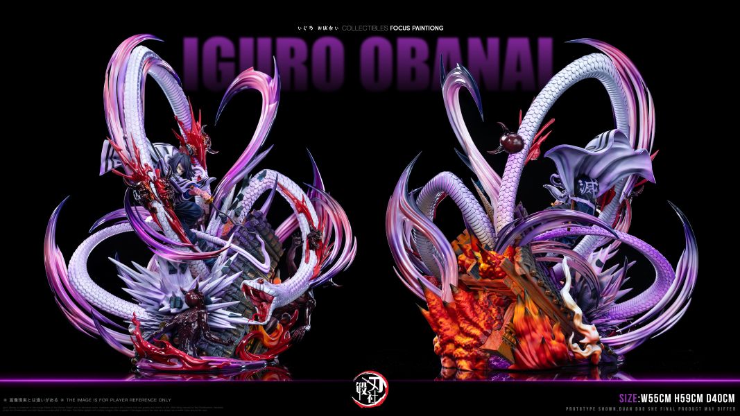 【Pre-order】Demon Slayer – Hashira Resonance Series: Iguro Obanai 1/6 Scale Collectible Statue