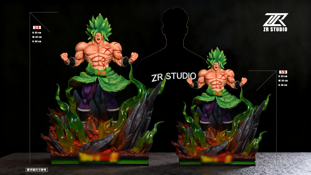【Pre-order】Dragon Ball DSC Series First Release - Broly Green Hair Muscle Man Statue